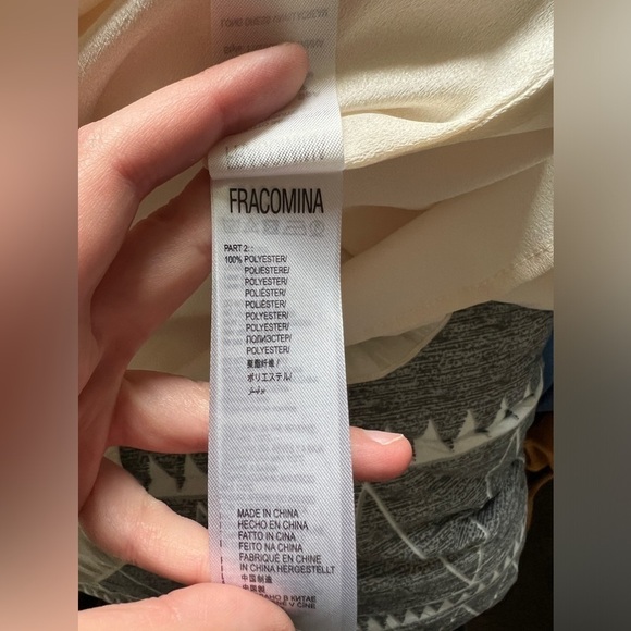 FRACOMINA SMGIOVANNA VanillaCream Dress – NWT, Size M - Picture 7 of 8